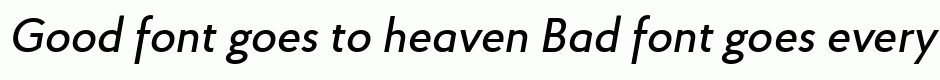 Proba Pro Medium Italic