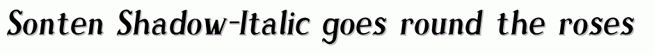 Sonten Shadow-Italic