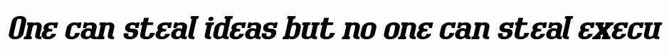 Bigboy bold italic