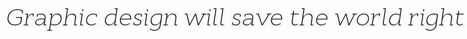 Cyntho Slab Pro ExtraLight Italic