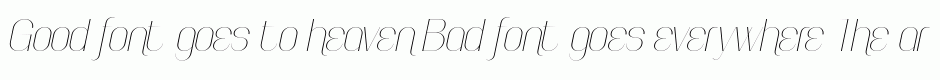 Faddish italic
