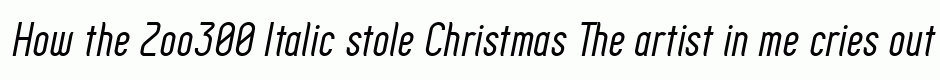 Zoo300 Italic