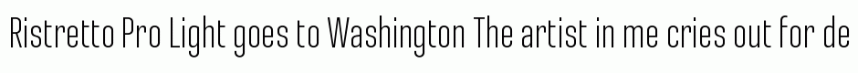 Ristretto Pro Light