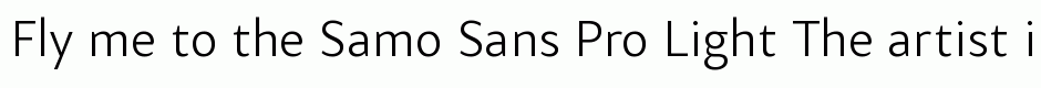 Samo Sans Pro Light