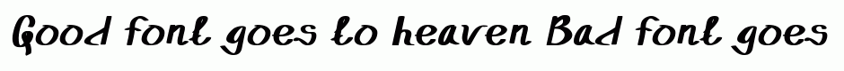 Torame Handwriting Bold Italic