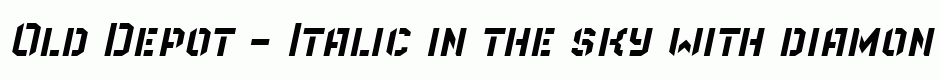 Old Depot - Italic