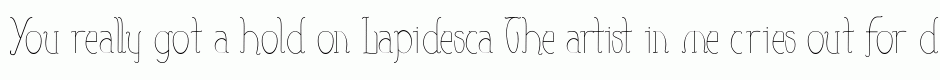 Lapidesca