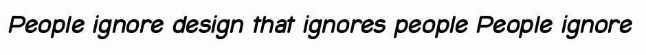 Jane bold italic