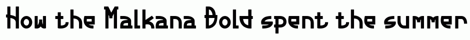 Malkana Bold