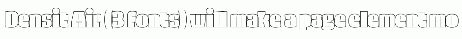 Densit Air (3 fonts)