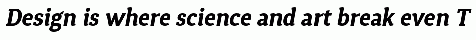 Synerga Pro Bold Italic