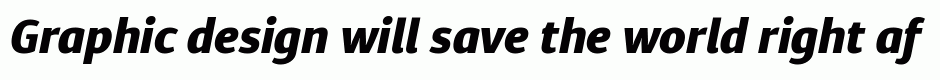 Diaria Sans Pro ExtraBold Italic