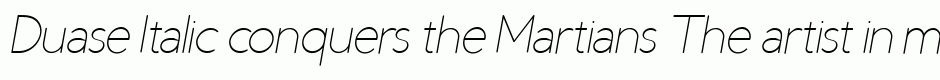 Duase Italic