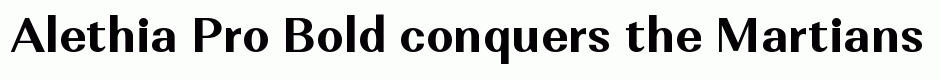 Alethia Pro Bold