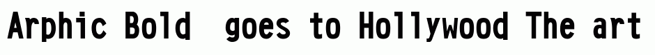 Arphic Bold 