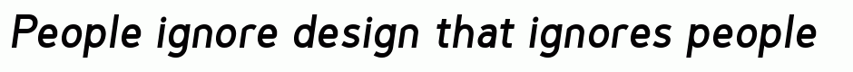 Genius Semibold Italic