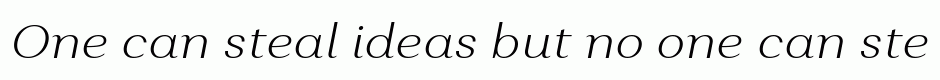 Alethia Pro ExtraLight Italic
