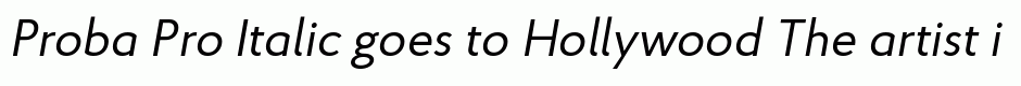 Proba Pro Italic