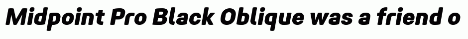 Midpoint Pro Black Oblique