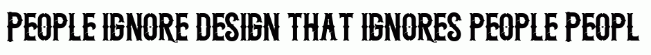 Midnight Show typeface