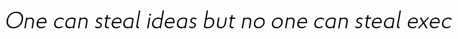 Proba Pro Light Italic