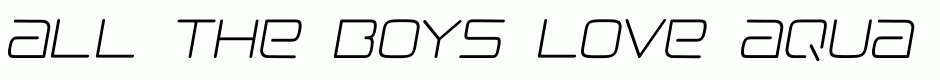 Aquari Medium Italic