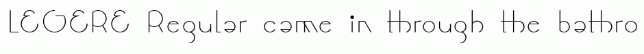 LEGERE Regular