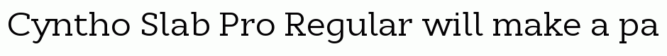 Cyntho Slab Pro Regular