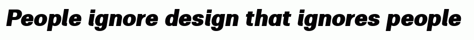 Clinica Pro Black Italic