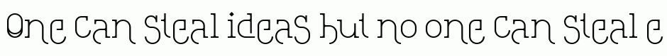 Loopita complex font