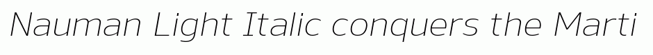 Nauman Light Italic