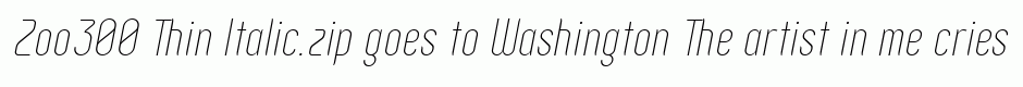 Zoo300 Thin Italic.zip