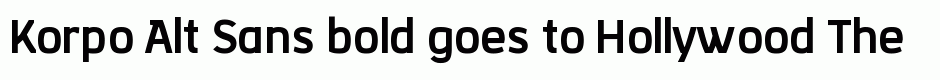 Korpo Alt Sans bold
