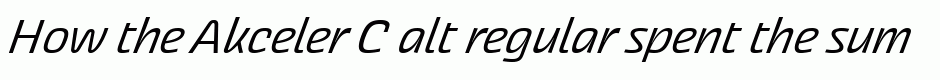 Akceler C alt regular