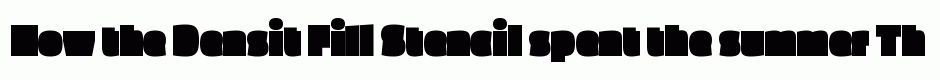 Densit Fill Stencil