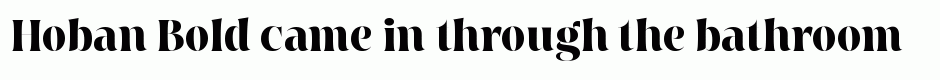 Hoban Bold