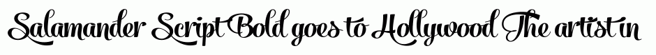 Salamander Script Bold