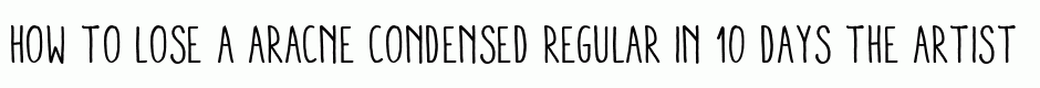 Aracne Condensed Regular
