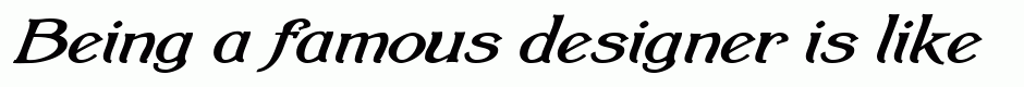Wellingborough Italic
