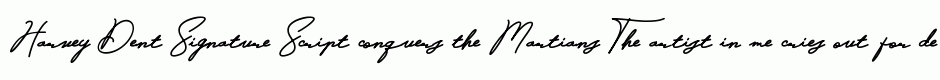 Harvey Dent Signature Script