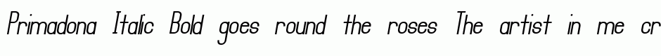 Primadona Italic Bold