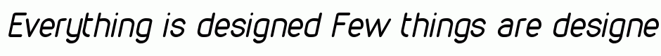 VDS Compensated Light Italic