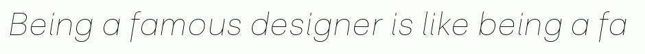 Clinica Pro Thin Italic