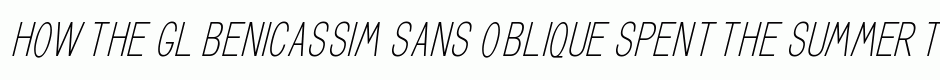 GL Benicassim sans oblique