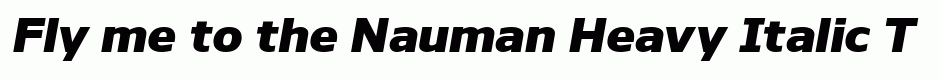 Nauman Heavy Italic