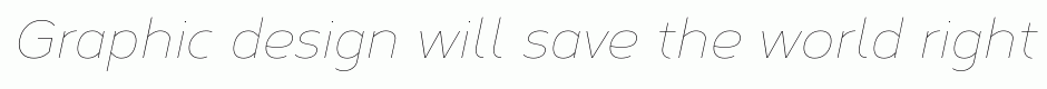 Corbert Thin Italic