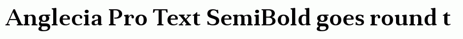 Anglecia Pro Text SemiBold