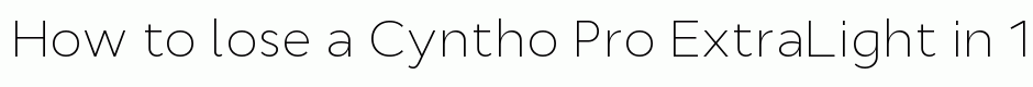 Cyntho Pro ExtraLight