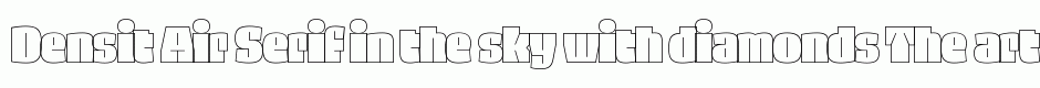 Densit Air Serif