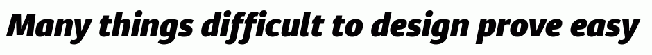 Diaria Sans Pro Black Italic